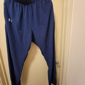 Under Armour Men’s Athletic SweatPants Loose Fit w/zipper pockets Navy XL